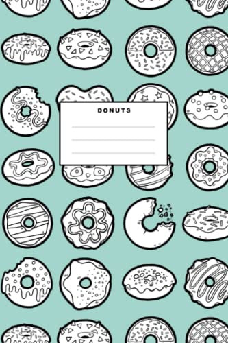 Donuts: Notizbuch (120 Seiten, 15x23cm, gepunktet) Dotted Bullet Grid Tagebuch Journal