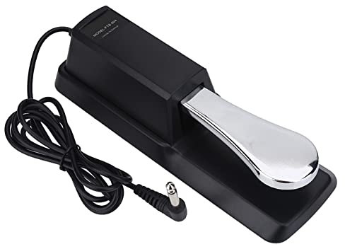 Universelles Sustain Pedal mit Piano Style Aktion, Digitalpiano Dämpferzubehör für Flanger e Pianos