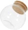FELTECHELECTR Glasgefäß Luftpflanzenhalter Blumen-Pflanzen-Terrarium Hydroponischer Pflanzer Französische Vase Glasterrarium Blumenvase Glas Glasbehälter Tischschmuck Betta-Flasche Eiche Anlage