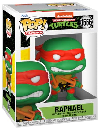 Funko POP! TV: Teenage Mutant Ninja Turtles (TMNT) - Raphael - TMNT Retro/Classic - Vinyl-Sammelfigur - Geschenkidee - Offizielle Handelswaren - Spielzeug Für Kinder und Erwachsene - TV Fans
