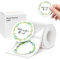 NIIMBOT Etiketten Selbstklebend Kompatible mit NIIMBOT B1/B21/B3S Thermo Etikettendrucker,Thermo Papier für Schule, Zuhause, Büro, Kleine Unternehmen (Blume-Runden-50 x 50mm)