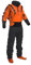 Hcclijo Herren Kajak Trockenanzug Wasserdicht Latex Orange Trockenanzug Ganzanzug Expedition Paddeln Rafting SUP Abenteuer Orange 3XL