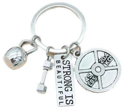 Porte-clés pour les passionnés de fitness - Inspiration musculation pour le bodybuilding, le fitness & la musculation - Cadeau motivant
