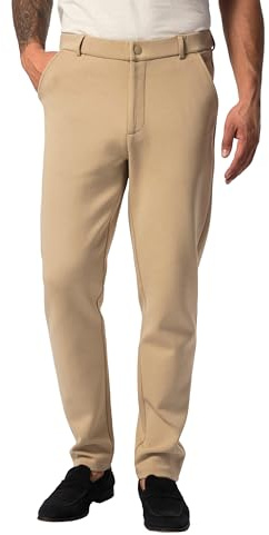 JP 1880 Herren große Größen Übergrößen Menswear L-8XL Jersey-Hose, Chino, FLEXNAMIC®, Business, Chino, Baukasten New York beige 8XL 806097310-8XL