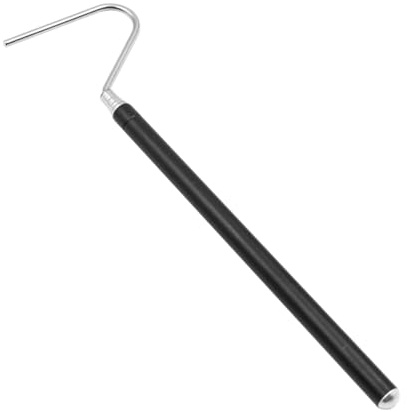 ZONADAH Extra Langer, zusammenklappbarer Schlangenhaken aus Edelstahl, ausziehbar auf 99,1 cm, robuste Schlangenzange, Haken, Reptilien-Fangwerkzeug, Schlangenfangzubehör