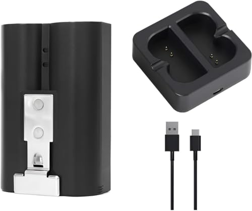 Zahala Battery Ring Außenkamera Akku, Ersatzakku für Ring-Doorbell Kamera 2/3/4, Spotlight Kamera und Stick Up Kamera für Aussenkamera 2nd & 3rd Gen (6040mAh 3.65V) (1 Batterie+Ladestation)