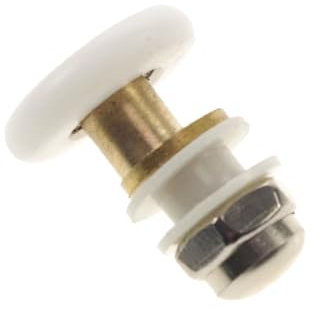 BESTonZON 6 Stück Duschtürrollen 23mm Edelstahl Messing Abs Langlebig Rollenrad Für Duschtüren 6-8mm Glas Badezimmer Ersatzteile