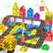 Magnetic Tiles Road Building Blocks Magnet Crane Car City Set for Kids Ages 3-5 4-8 5-7 Preschool Construction Kids Games Dinosaur Toddler Toys for 3+ Year Old Boys Girls Christmas Birthday Gifts