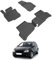 Auto Fußmatten Kompatibel mit VW Golf V 2004-2008 Geruchlos 4.5D Passform Allwetter Automatten 5 Teilige | Antirutschmatte Hoher Rand Gummimatten Schwarz Fussmatten Vorne Hinten Autoteppich