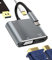 Adaptador USB C a VGA HDMI(4 en 1)Hub USB OTG 3.0 para Apple iPhone 15 Cable Carga Convertidor MacBook Air Multipuerto AV Adapter Para iPad Compatible Para Samsung S24 Tablet Jack Adaptateur tp-4in1