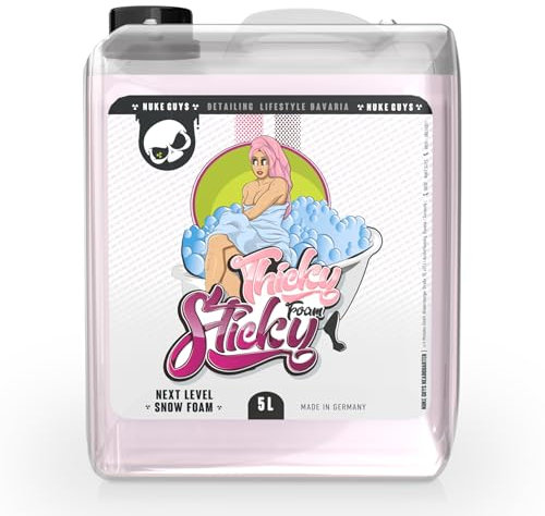 Nuke Guys Thicky Sticky - Snow Foam - pH-neutral, 5L Konzentrat - für Pump Sprüher, Schaumlanze auch mit Shampoo kombinierbar, für Folien und matte Lacke geeignet, für dicken Schaum bei der Vorwäsche