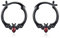 ONEFINITY Fledermaus Ohrringe 925 Sterling Silber Fledermaus Creolen Halloween Ohrringe Gothic Schmuck Geschenk Für Damen