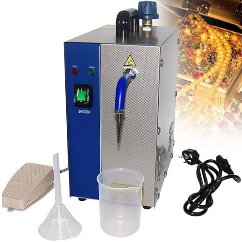 YANDDEA 1300W 2200W Máquina Limpiadora De Joyas A Vapor, Máquina Limpiadora De Joyas A Vapor Profesional De Acero Inoxidable Equipo De Limpieza A Vapor para Limpiar Joyas De Plata Y Oro,2L