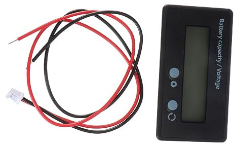 SEWOART 2pcs Battery Capacity Tester Lcd Monitor Leisure Battery Tester Voltage