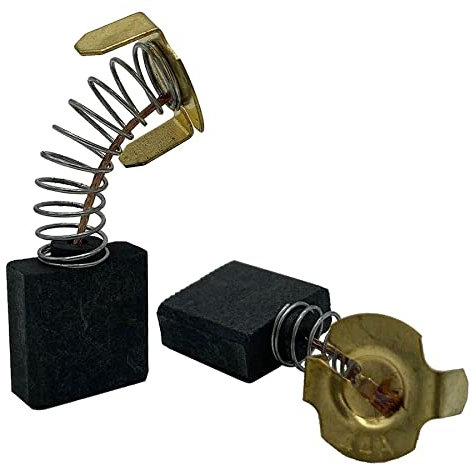 Lot de 2 balais de charbon pour marteau perforateur Hitachi H65/H 65 remplace 999044, 7 x 17 x 17 mm