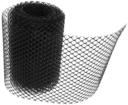 BEBEMOKO Gutter Guards Roll Sturdy Plastic Mesh Downspout Filter for Leaves Debris Protection Easy Installation Multipurpose Net Barrier Reusable for Gutters and Bathtubs