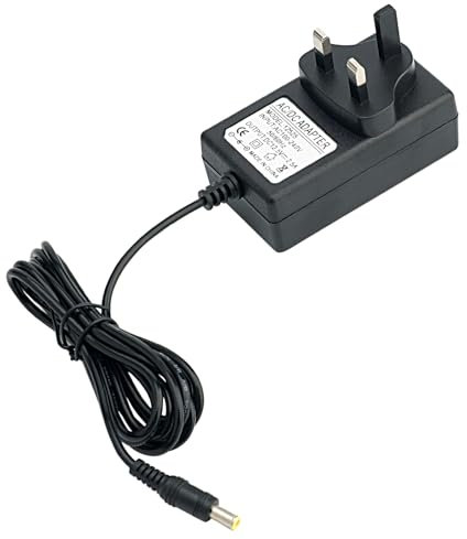 Freeview Recorder Charger, AC-DC 12V 2.5A Adapter for Humax HDR-1800T 320GB 500GB Freeview Receiver Humax DTR-T2000 DTR-T2100 DTR-T4000 1TB YouView Recorder Freeview box UK Mains Power Cord Cable