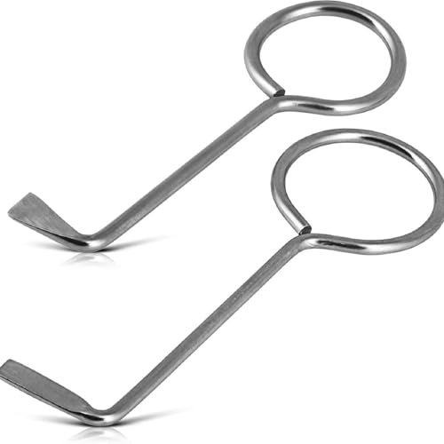 Clés Universelles pour Portes de Chambre,Outil de Crochetage de Serrure,Clef Passe Partout Set pour Ouvre Serrure à Barbe Serrure Porte Chambre,Ouvre Presque Toutes Les Portes,2 Pièces,9.8x3.2x1.6cm