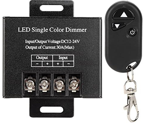 Dimmer da Esterno per Luci a Stringa, Timer per Telecomando RF Wireless 3 Tasti Dimmer RF Telecomando Wireless Controller Dimmer per Luci a LED Dimmerabili