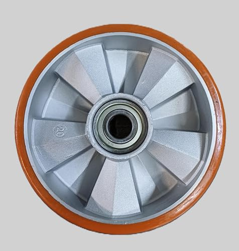 Polyurethan Rad 180 mm, Achsbohrung Kugellager 20 mm, Einbaumaß 42 mm passend für BT/Toyota Handhubwagen