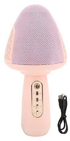 Karaoke Wireless Microphone Metal Handheld Mic Karaoke Machine Eliminate Original Singing Function for Party,Home Karaoke, Church, Weddings