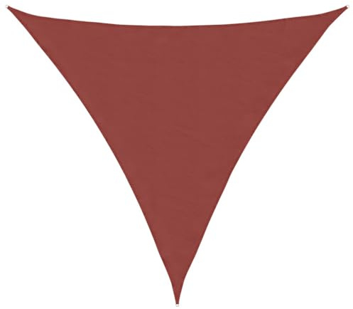 vidaXL Sonnensegel Terrakotta 2x2x2 m 100% Polyester Oxford, Windschutz, Markise, Sonnenplane, Sonnendach, Schattenspender, Schattentuch