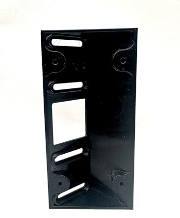 Black 45 Degree Corner Angle Wedge Wall Fitting Mount For Ring Video Doorbell Gen 2 3 3+ 4