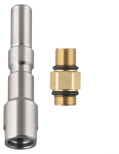 High Pressure Washer Foam Pot Adapter with Quick Connect Fitting for Nilfisk Kew Alto and For Wap, Metal Lance Connector Parts, 200 Bar Spray Attachment for Garden Cleaning