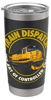Train Dispatcher Stainless Steel Insulated Tumbler