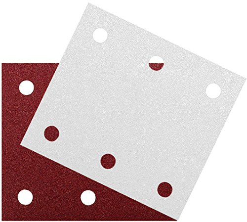 Makita P-15883 Schleifpapier-Set 102 x 114 mm Klett 10-teilig, Körnung je 2x P 60, 100, 150, 180, 240, 6 Löcher