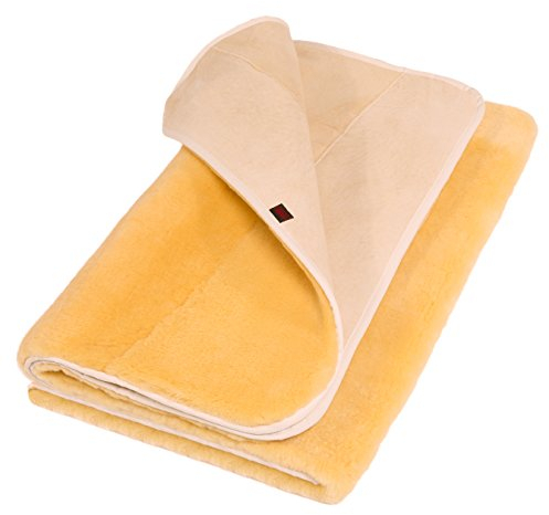 Lammfell Matratzenauflage COMFORT von CHRIST – Luxus Betteinlage, Bettauflage aus medizinischem, echtem Schaffell, Fell Bettunterlage erhältlich in 90 x 200 cm