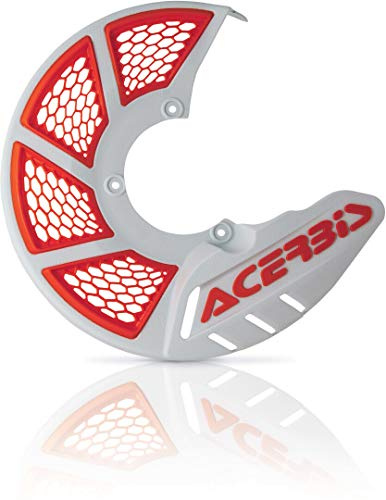 Acerbis X-Brake Vented Front Disc Cover White/16 KTM Orange -2449495412