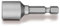 HIKOKI 752352 - Puntas de atornillar inserción 1/4 Vaso Hexagonal de 6 largo 45 mm