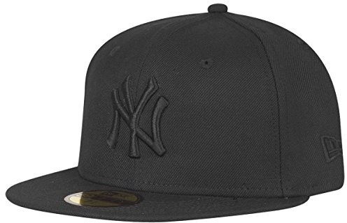 New Era New York Yankees MLB Black On Black 59Fifty Basecap - 7 3/8-59cm (L)