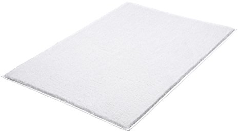 Kleine Wolke Kansas Badteppich, Baumwolle, weiß, 1 cm cm, 60 x 90 cm
