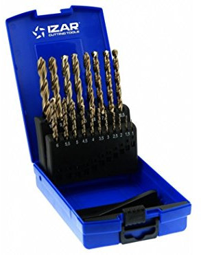 Broca hss-cobalto estuche 19 piezas 1466.-25274