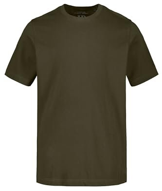 JP 1880 Hommes Grandes Tailles L-8XL Tee Shirt col Rond en Coton Kaki 3XL 702558 44-3XL