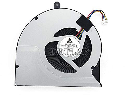DBTLAP Ventole per CPU da Computer per ASUS N56V N56VV N76VZ N76VM N56DP N56VB N56J N56JR N56JK N56SL Portatile CPU Ventola di Raffreddamento KSB0705HB-BK99 BK35