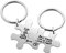 2pcs Best Friends Key Chain Set Friendship Gifts Side by side or miles apart best friends close in heart (2PCS Key Chain Set)