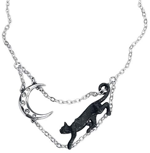 Alchemy Gothic Minnaloushe Necklace Silver-Coloured
