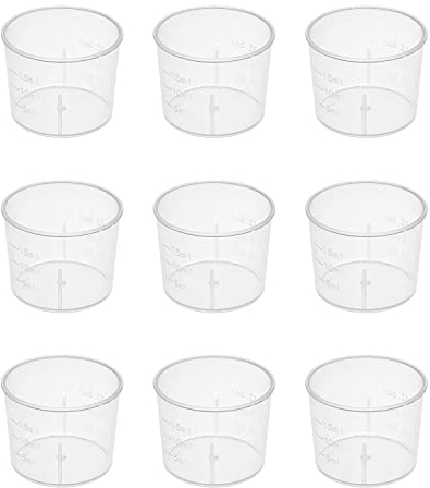 Othmro 2000ml Plastic Graduated Cylinder, 1 Piece Measuring 2 Litre Plastic Cylinders, Science Measuring Lab Test Tube Flask Liquid Measuring Tools