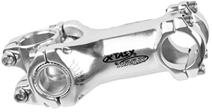XtasY Unisex – Erwachsene Vorbau Swell, Silber Glanz, 28,6/25,4, 100 mm