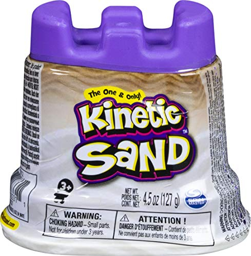 Kinetic Sand 6059169 - Burgförmchen mit 127 g kinetischem Sand, unterschiedliche Varianten