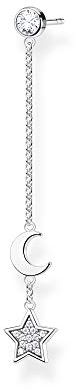 Thomas Sabo Women Single Earring Star and Moon 925 Sterling Silver