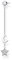 Thomas Sabo Einzel Ohrring Stern & Mond silber 925 Sterling Silber H2151-051-14