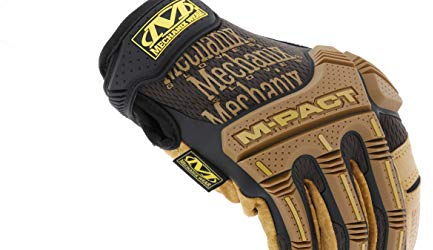 Mechanix Wear M-Pact® Leather Handschuhe (Medium, Braun/Schwarz)