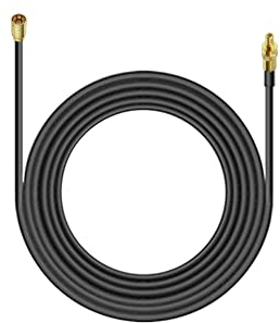 Vecys SMB Kabel DAB Autoradio Antenne SMB Adapter Verlängerungskabel SMB Buchse zu Stecker RG174 2M 6.56 ft DAB DAB + Antennenkabel kompatibel mit DAB