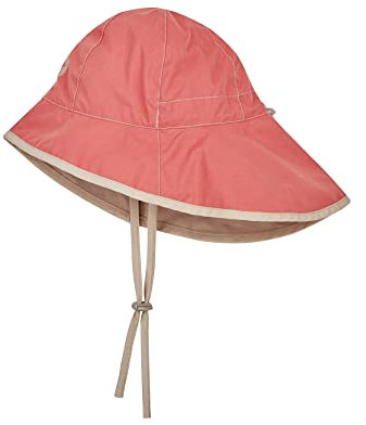 Finkid Ranta Sport Rot - Wasserabweisender leichter Kinder Sommerhut, Größe 52 - Farbe Rose - Pebble
