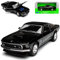 Welly Ford Mustang Boss 429 Coupe Schwarz Typ I 3. Generation 1969-1970 1/24 Modell Auto mit individiuellem Wunschkennzeichen