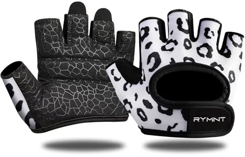 RYMNT Minimale Trainingshandschuhe, kurze Mikro-Gewichtheberhandschuhe, Griffpolster mit vollständigem Handflächenschutz und extra Griffigkeit, für Männer und Frauen, Gewichtheben, Fitnessstudio,